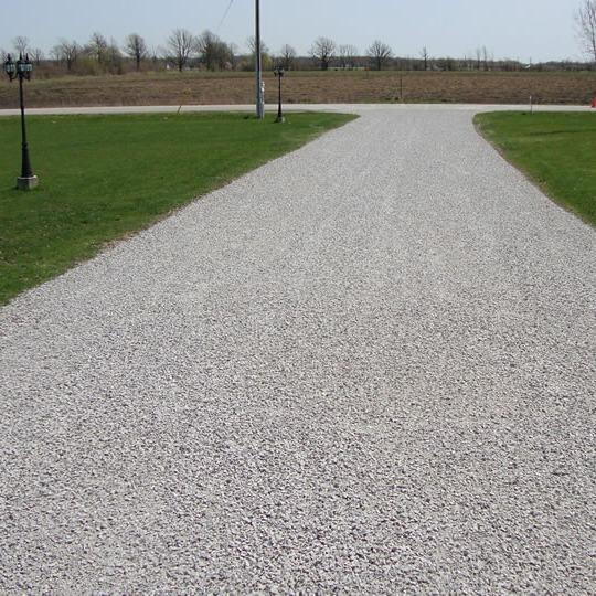 New Gravel Driveway Installation